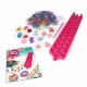 Set creativ cu 800 elastice, gherghef pentru impletit si 15 accesorii Plexi Flexi Set creativ cu 800 elastice, gherghef pentru impletit si 15 accesorii Plexi Flexi
