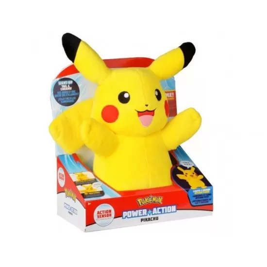 Plus interactiv Pokemon Pikachu cu senzori de miscare Plus interactiv Pokemon Pikachu cu senzori de miscare