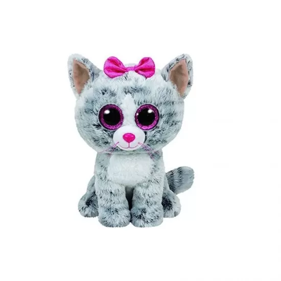 Plus Pisica gri Kiki 24 cm Ty Plus Pisica gri Kiki 24 cm Ty