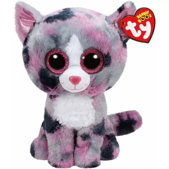 Pus Pisica roz Boos Lindi 24 cm Ty