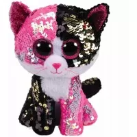 Plus Ty Boos Pisica Malibu cu paiete 24 cm	