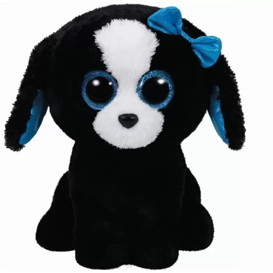 Plus Catel negru cu alb Boos Tracey 24 cm Ty Plus Catel negru cu alb Boos Tracey 24 cm Ty