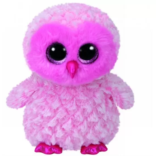 Plus Bufnita roz Boos Wiggy 24 cm Ty Plus Bufnita roz Boos Wiggy 24 cm Ty