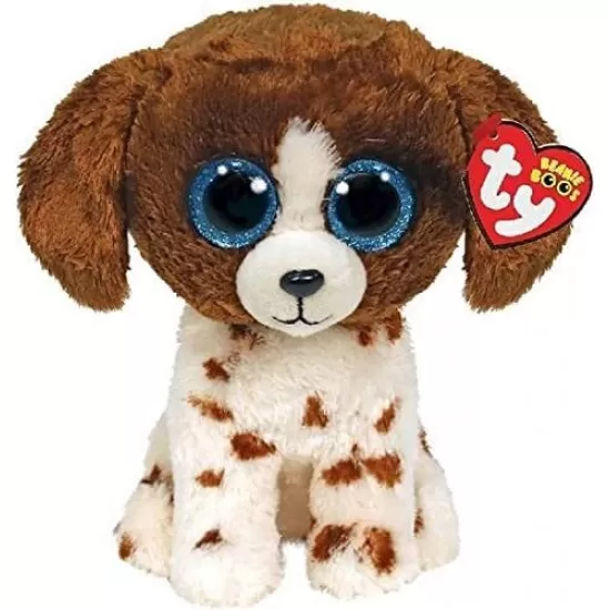 Plus Ty 24 cm caine maro cu alb Plus Ty 24 cm caine maro cu alb