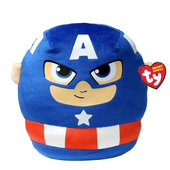 Plus Ty Squishy Beanies Marvel Captain America 30 cm 