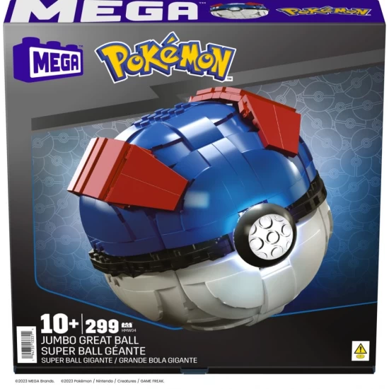 Set de constructie Pokemon Mega Construx Bila Jumbo 299 piese Set de constructie Pokemon Mega Construx Bila Jumbo 299 piese