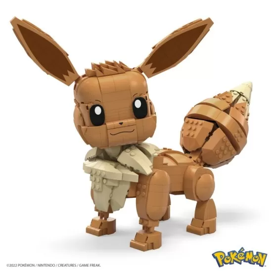 Set constructie Pokemon Mega Construx Jumbo Eevee 824 piese Set constructie Pokemon Mega Construx Jumbo Eevee 824 piese
