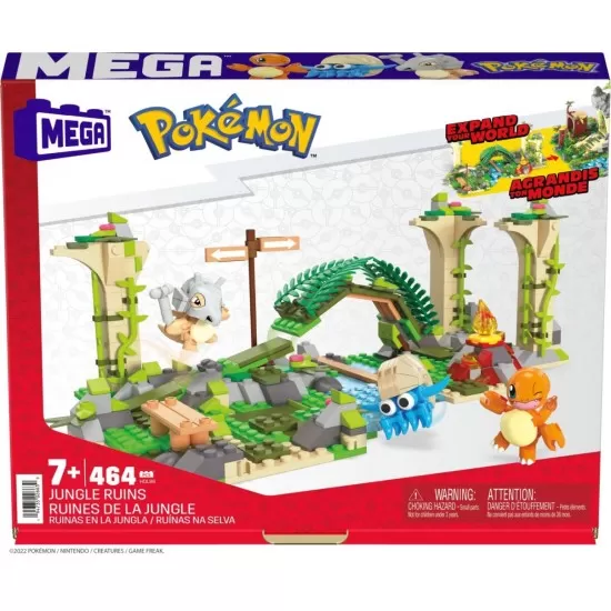 Set constructie Pokemon Mega Construx 464 piese - Ruinele junglei Set constructie Pokemon Mega Construx 464 piese - Ruinele junglei