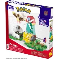 Set constructie Pokemon Mega moara de vant de la tara 240 piese