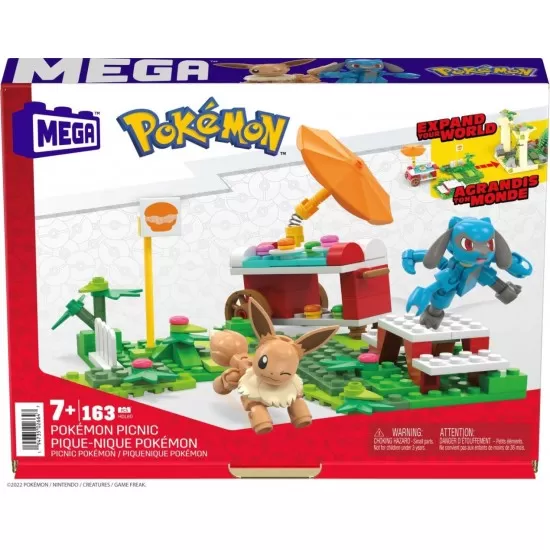 Set constructie Pokemon 163 piese - Mega picnicul Pokemon Set constructie Pokemon 163 piese - Mega picnicul Pokemon