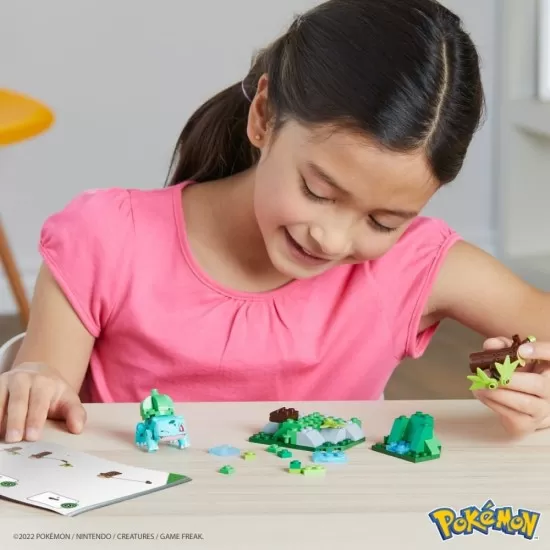 Set de constructie Pokemon Mega 82 piese - Padurea lui Bulbasaurus Set de constructie Pokemon Mega 82 piese - Padurea lui Bulbasaurus