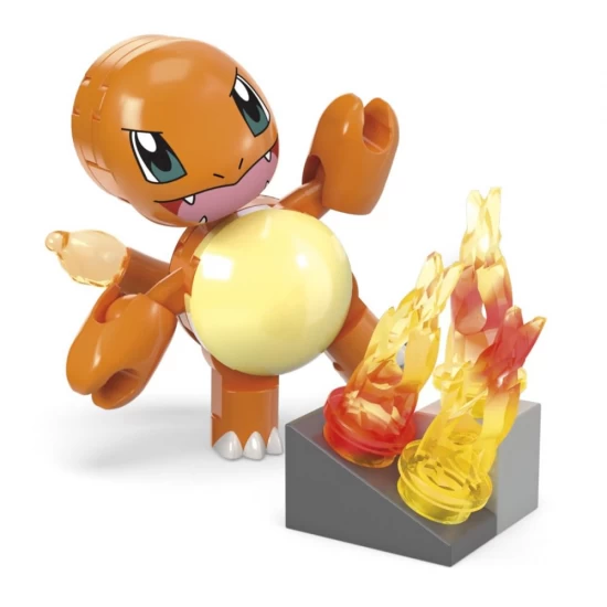 Set de constructie Pokemon Mega 81 piese - Roata de foc a lui Charmander Set de constructie Pokemon Mega 81 piese - Roata de foc a lui Charmander