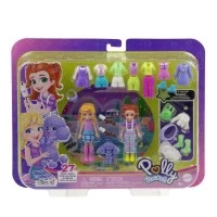 Set 2 papusi si accesorii Polly Pocket 27 piese