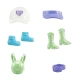 Set 2 papusi si accesorii Polly Pocket 27 piese Set 2 papusi si accesorii Polly Pocket 27 piese