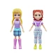 Set 2 papusi si accesorii Polly Pocket 27 piese Set 2 papusi si accesorii Polly Pocket 27 piese