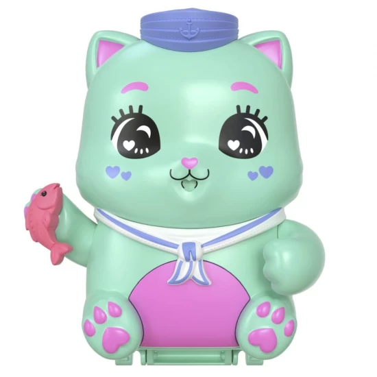 Set gentuta animalut pisicuta marinar cu accesorii Polly Pocket Set gentuta animalut pisicuta marinar cu accesorii Polly Pocket