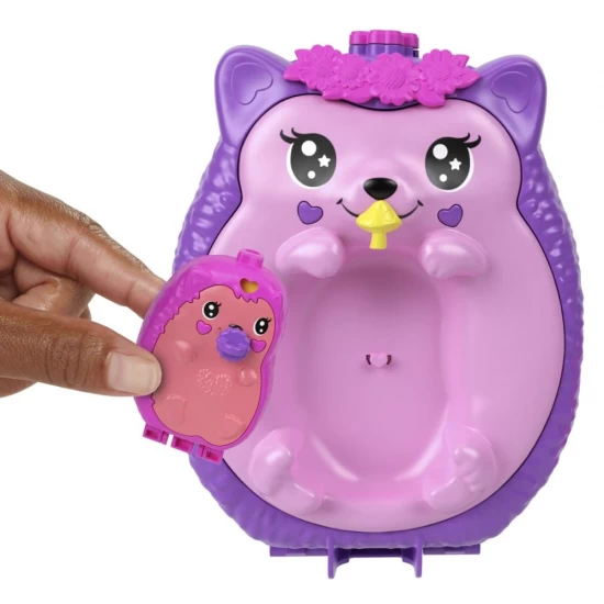 Set gentuta Polly Pocket arici mama si puiul Set gentuta Polly Pocket arici mama si puiul