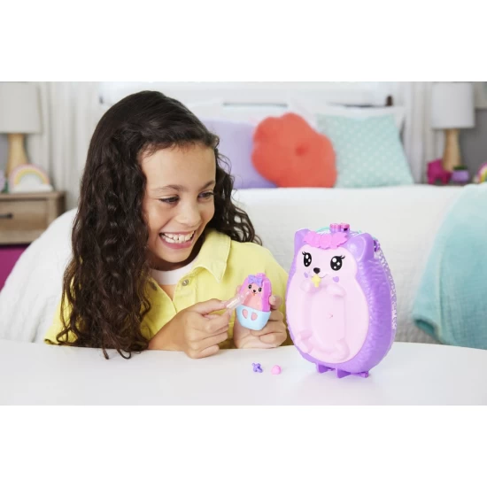 Set gentuta Polly Pocket arici mama si puiul Set gentuta Polly Pocket arici mama si puiul