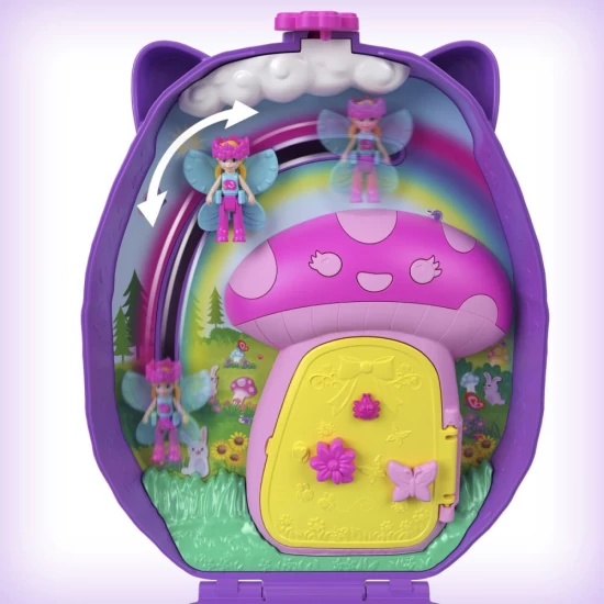Set gentuta Polly Pocket arici mama si puiul Set gentuta Polly Pocket arici mama si puiul