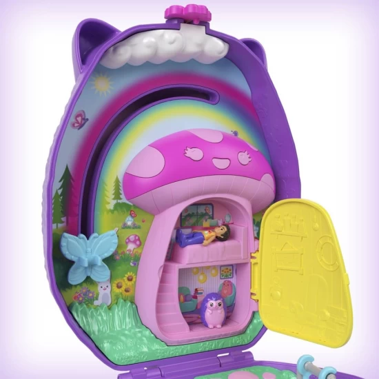 Set gentuta Polly Pocket arici mama si puiul Set gentuta Polly Pocket arici mama si puiul