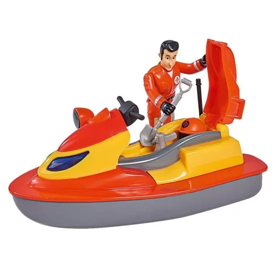 Set de joaca Pompierul Sam - Jet Sky cu figurina Set de joaca Pompierul Sam - Jet Sky cu figurina