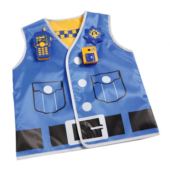 Set de interventie Pompierul Sam cu vesta cu 2 fete