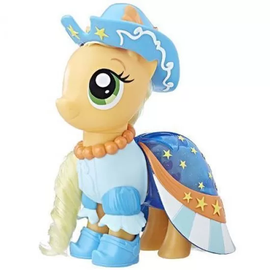 Set de joaca ponei Applejack cu hainute si accesorii Set de joaca ponei Applejack cu hainute si accesorii