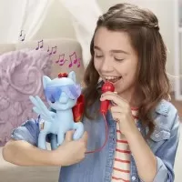 Ponei Rainbow Dash cu microfon si sunete