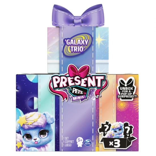 Set surpriza animalute de companie Galaxy Trio Present Pets Minis 