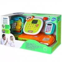 Prima mea casa de marcat cu lumini si sunete Hola Toys