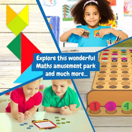 Joc educativ matematica, Parcul de distractii, +6 ani