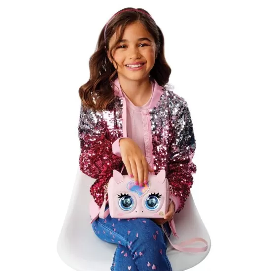 Jucarie interactiva - Gentuta unicorn Purse Pets Jucarie interactiva - Gentuta unicorn Purse Pets