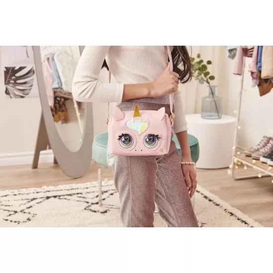Jucarie interactiva - Gentuta unicorn Purse Pets Jucarie interactiva - Gentuta unicorn Purse Pets