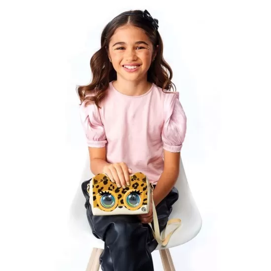 Jucarie interactiva - Gentuta leopard Purse Pets Jucarie interactiva - Gentuta leopard Purse Pets