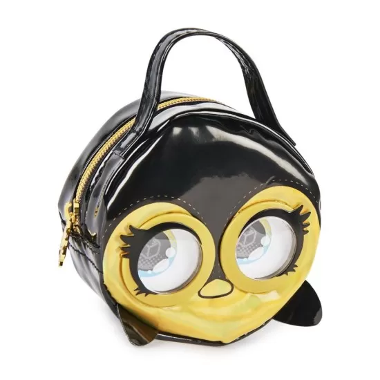 Gentuta micro pinguin negru Purse Pets Gentuta micro pinguin negru Purse Pets