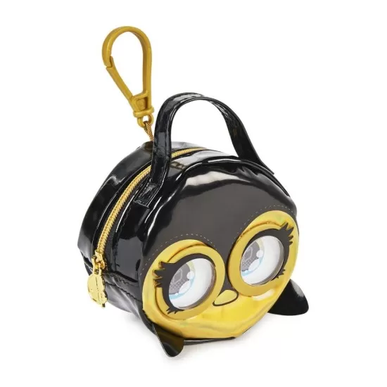 Gentuta micro pinguin negru Purse Pets Gentuta micro pinguin negru Purse Pets