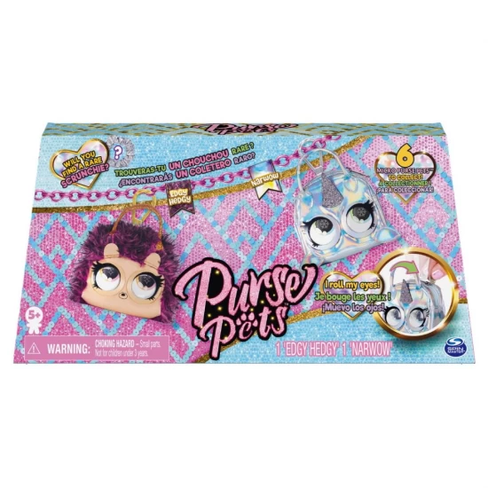 Set gentute micro Purse Pets - Edgy Hedgy si Narwow