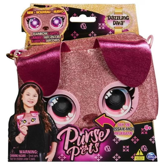 Gentuta interactiva Dazzling Diva Purse Pets Rainbow Lights Gentuta interactiva Dazzling Diva Purse Pets Rainbow Lights