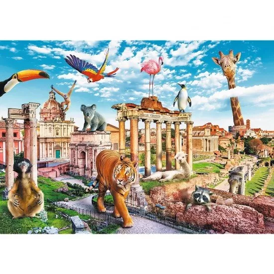 Puzzle orase amuzante Roma salbatica 1000 piese