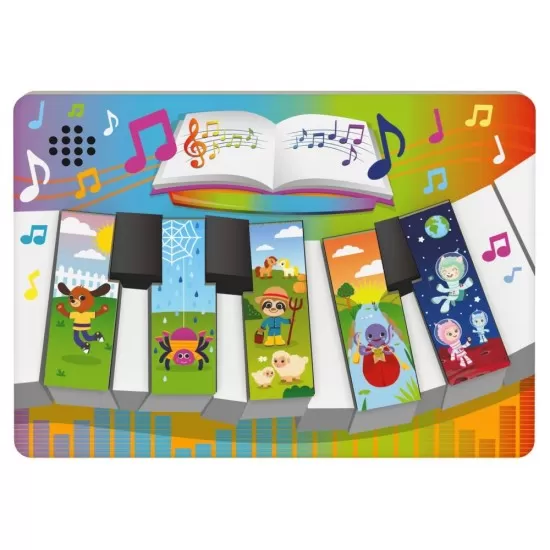 Puzzle din lemn 5 piese - Pian cu sunete Puzzle din lemn 5 piese - Pian cu sunete