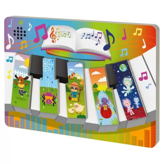 Puzzle din lemn 5 piese - Pian cu sunete Puzzle din lemn 5 piese - Pian cu sunete