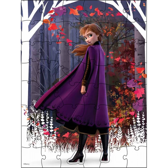 Puzzle surpriza Frozen 2 cu 48 piese in cutie diamant