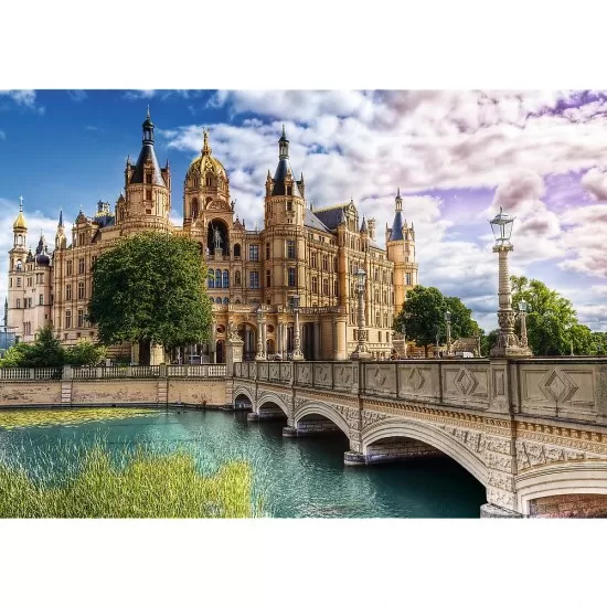 Puzzle Trefl 1000 piese - Castelul de pe insula Puzzle Trefl 1000 piese - Castelul de pe insula