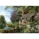 Puzzle Trefl 1000 piese - Casuta de pe lac