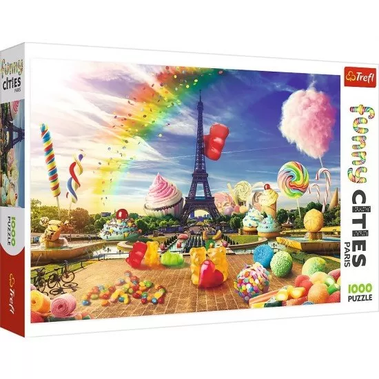 Puzzle Trefl dulciuri la Paris 1000 piese Puzzle Trefl dulciuri la Paris 1000 piese