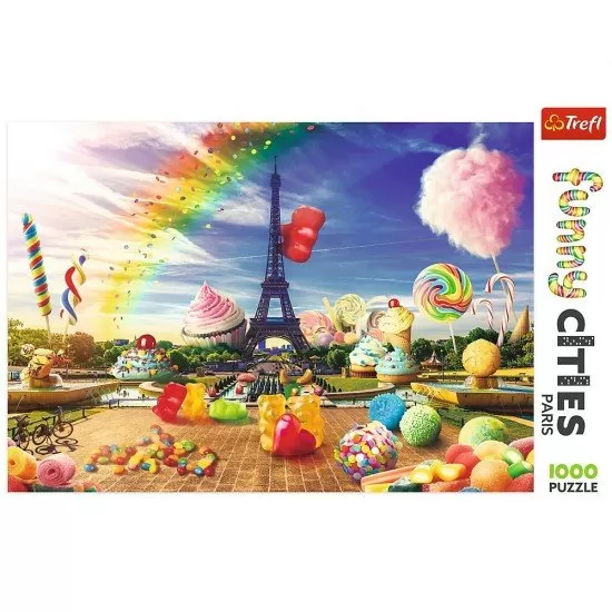 Puzzle Trefl dulciuri la Paris 1000 piese Puzzle Trefl dulciuri la Paris 1000 piese