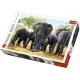 Puzzle Trefl 1000 piese - Elefanti africani Puzzle Trefl 1000 piese - Elefanti africani