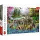 Puzzle Trefl familie de lupi 1000 piese Puzzle Trefl familie de lupi 1000 piese