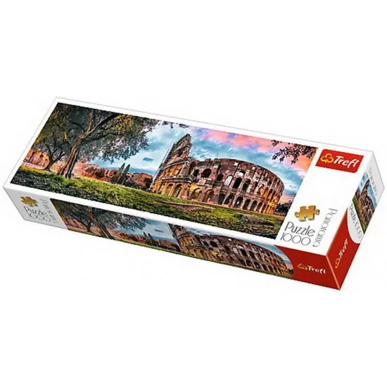 Puzzle Trefl 1000 piese - Panorama Colosseum la rasarit Puzzle Trefl 1000 piese - Panorama Colosseum la rasarit