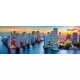 Puzzle Trefl 1000 piese - Panorama Miami la apus Puzzle Trefl 1000 piese - Panorama Miami la apus